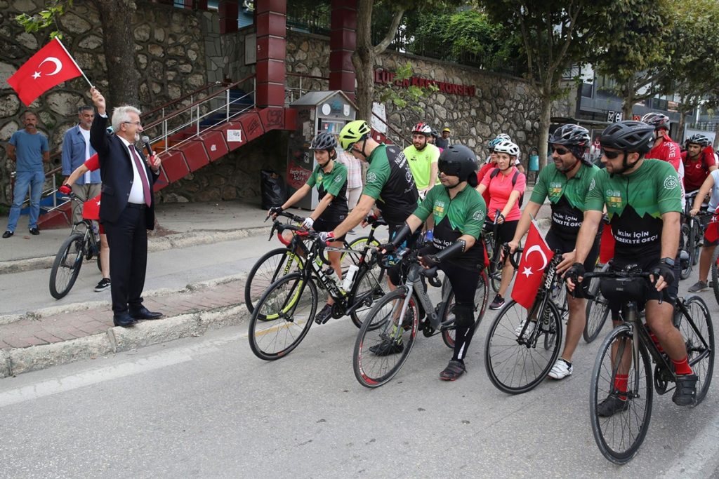 “Zafer’den Barış’a” pedalladılar