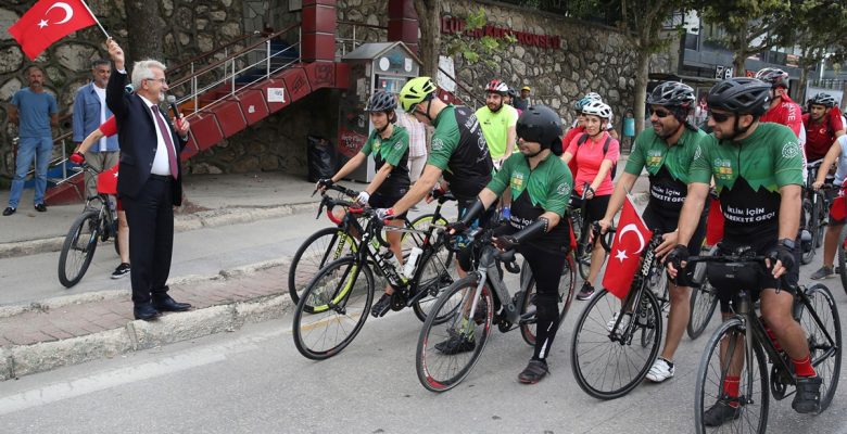 “Zafer’den Barış’a” pedalladılar