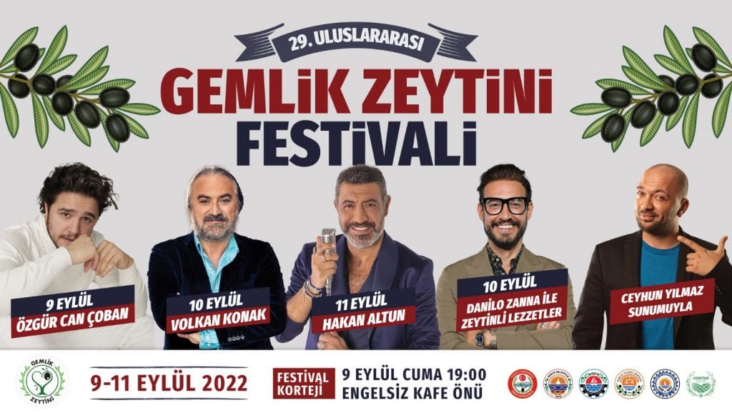 29. Uluslararası Gemlik Zeytini Festivali başlıyor