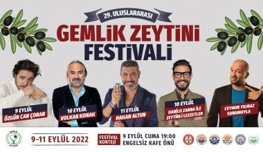 29. Uluslararası Gemlik Zeytini Festivali başlıyor