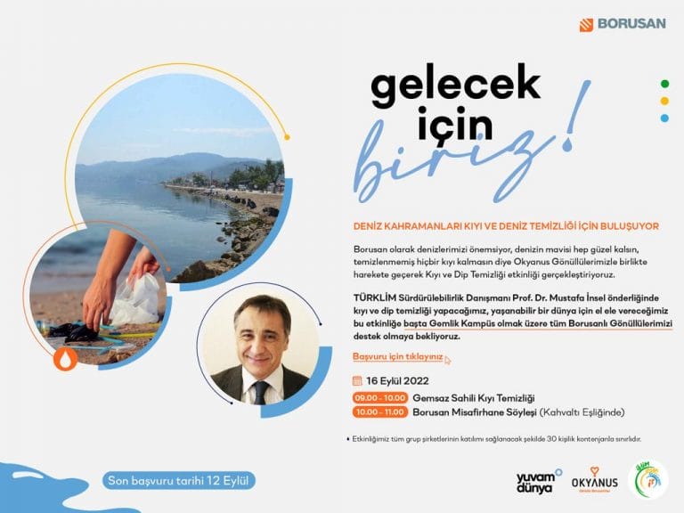 BORUSAN OKYANUS GÖNÜLLÜLERİ DENİZ DİBİNİ TARAYACAK