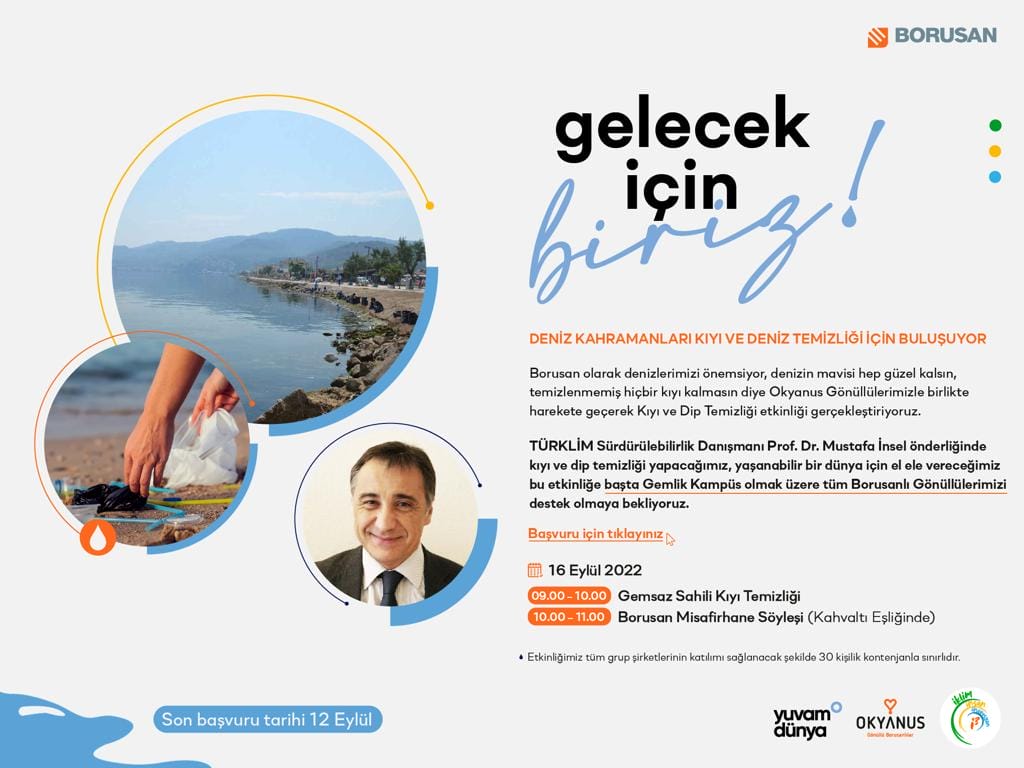 BORUSAN OKYANUS GÖNÜLLÜLERİ DENİZ DİBİNİ TARAYACAK