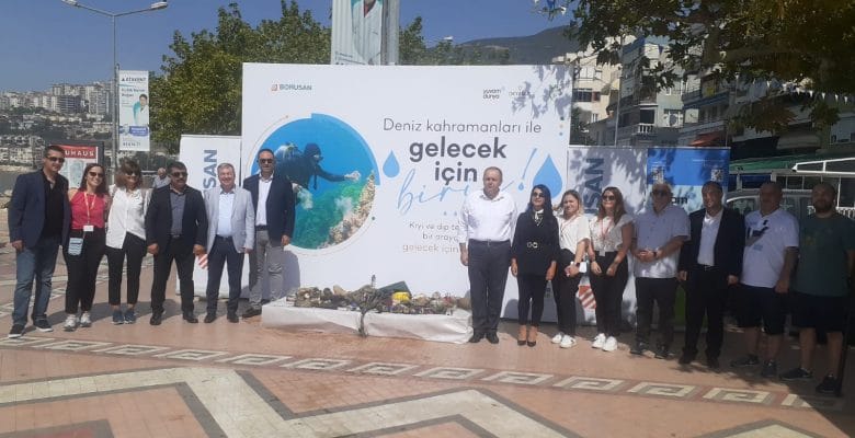 Borusan, Gemlik’te kıyı ve dip temizliği etkinliği gerçekleştirdi