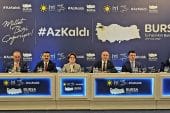 AKŞENER’E BURSA’DA İŞ DÜNYASINA SESLENDİ