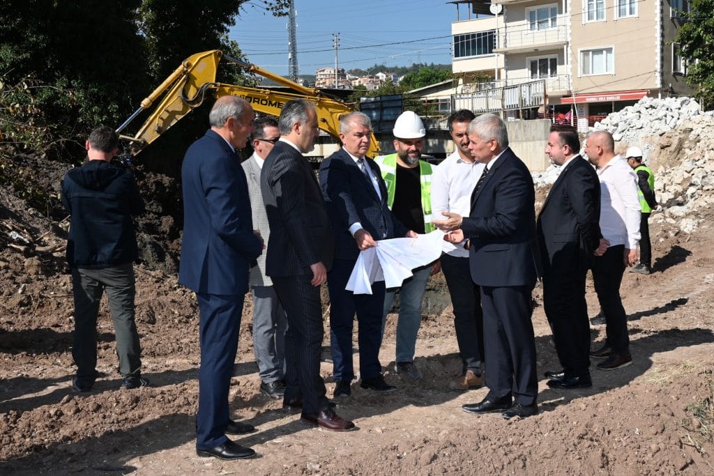 Ovaakça’da taşkın riski ortadan kalkıyor