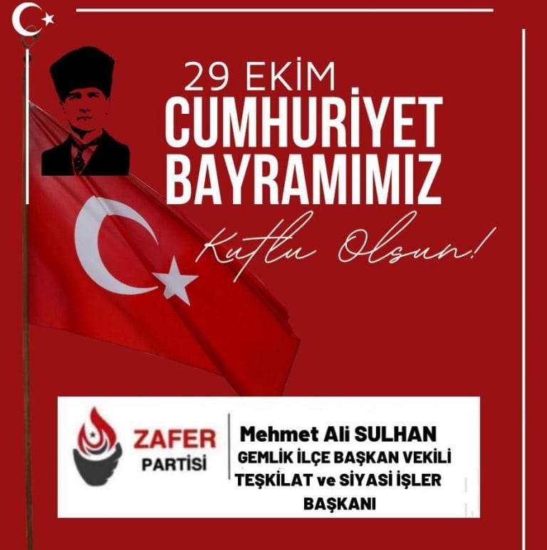 Zafer Partisi Cumhuriyet Bayramı Kutlama