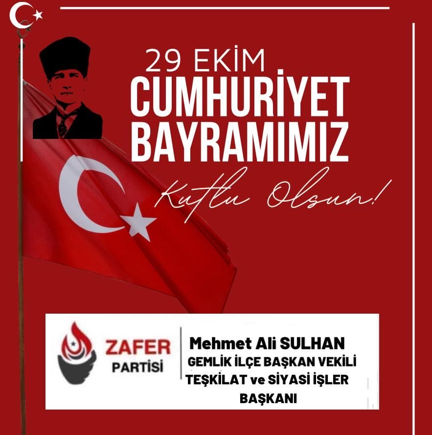 Zafer Partisi Cumhuriyet Bayramı Kutlama