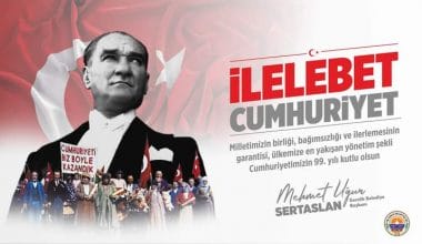 Sertaslan’dan 29 Ekim Cumhuriyet Bayramı Mesajı