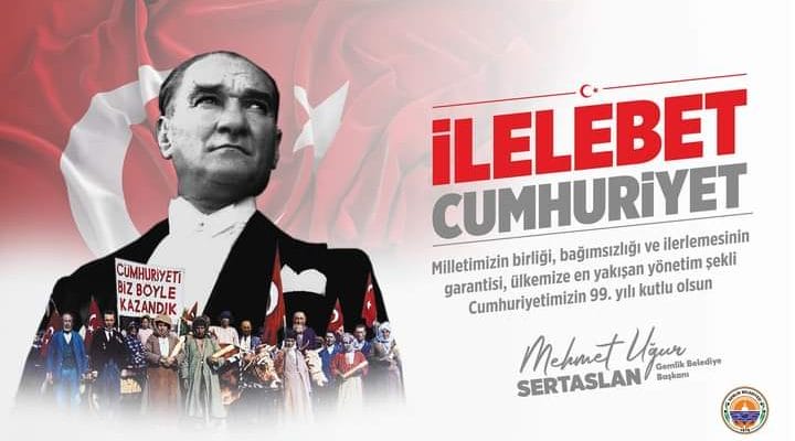 Sertaslan’dan 29 Ekim Cumhuriyet Bayramı Mesajı