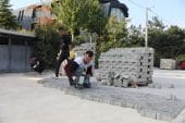 MUDANYA GENELİNDE BETON PARKE ÇALIŞMALARI SÜRÜYOR