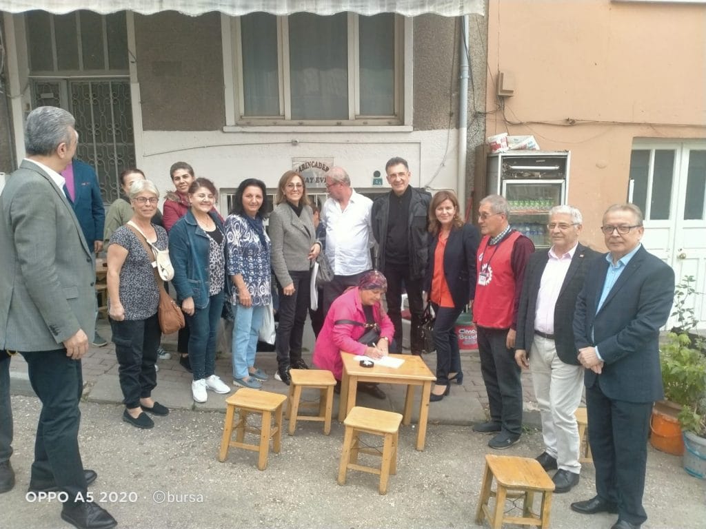 DİSK EMEKLİ SEN İMZA KAMPANYASINA CHP DESTEĞİ