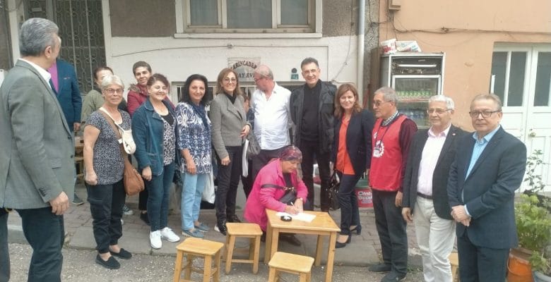 DİSK EMEKLİ SEN İMZA KAMPANYASINA CHP DESTEĞİ
