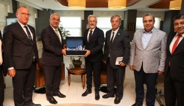 DSP Genel Başkanı Aksakal’dan Başkan Erdem’e ziyaret