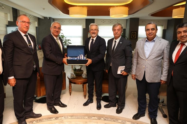 DSP Genel Başkanı Aksakal’dan Başkan Erdem’e ziyaret