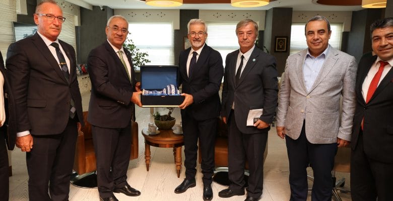 DSP Genel Başkanı Aksakal’dan Başkan Erdem’e ziyaret