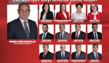 CHP Gemlik Meclis Üyeleri; 29 Ekim Cumhuriyet Bayramınız Kutlu Olsun