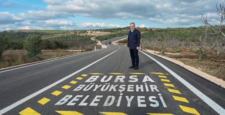 Gölyazı yolu sil baştan yenilendi