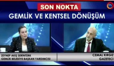 “GEMLİK’İN EN ÖNEMLİ KONUSU KENTSEL DÖNÜŞÜMDÜR”