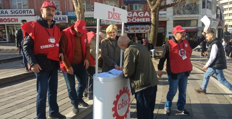 DİSK Emekli Sen:  “Gelirde Adalet, Vergide Adalet İstiyoruz”