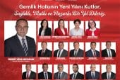 CHP Gemlik Meclis Üyelerinden Yeni Yıl Mesajı