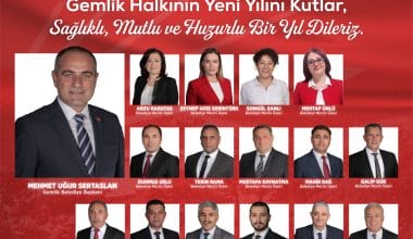 CHP Gemlik Meclis Üyelerinden Yeni Yıl Mesajı