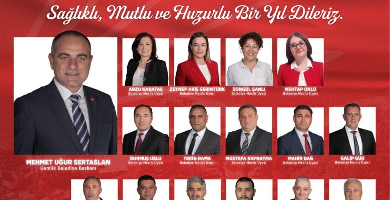 CHP Gemlik Meclis Üyelerinden Yeni Yıl Mesajı