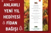 TEMA Vakfı: En Anlamlı Yeni Yıl Hediyesi Fidan Bağışı