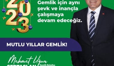 Gemlik Belediye Başkanı Sertaslan’dan Yeni Yıl Mesajı