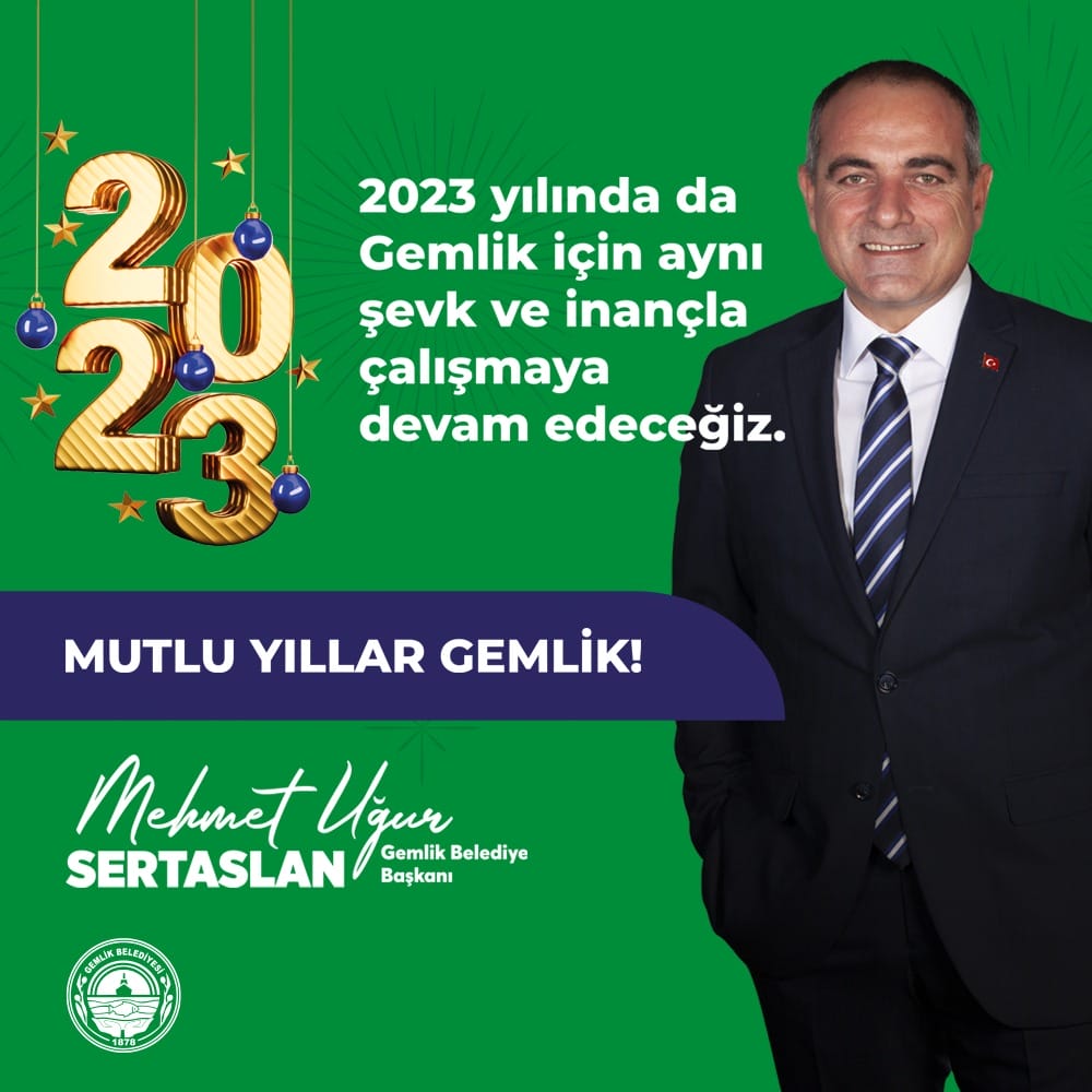 Gemlik Belediye Başkanı Sertaslan’dan Yeni Yıl Mesajı