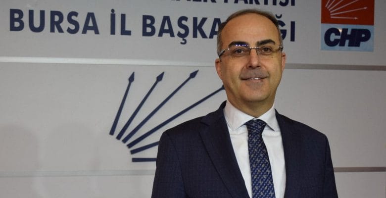 CHP’DE YENİ BURSA İL BAŞKANI TURGUT ÖZKAN