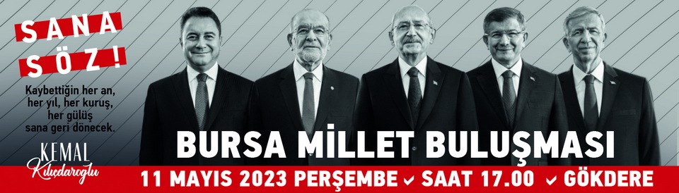 Kemal Kılıçdaroğlu Bursa’ya geliyor