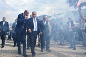 Büyükşehir işçisi bayram yaptı