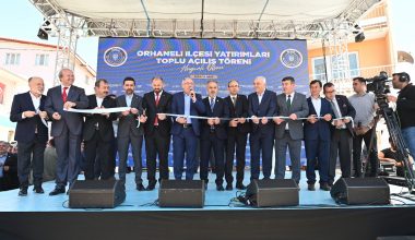 Orhaneli’ne hizmet yağmuru (Video Görüntülü)