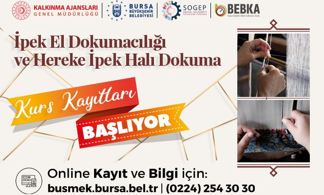 İpek halı ve kumaş el dokuma kursları başlıyor