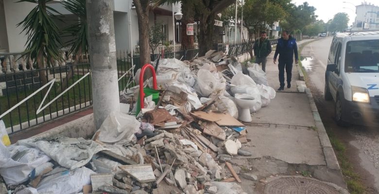GEMLİK’TE HAFRİYAT ATIKLARINI EVDEN ALMA DÖNEMİ BAŞLADI, DENETİMLER SIKLAŞTI