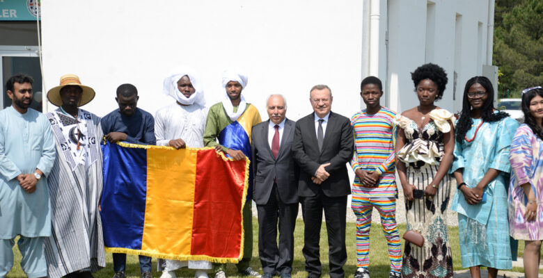Misafir öğrencilerin mezuniyet coşkusu