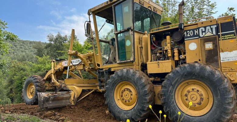 Gemlik’te çiftçilere arazi yolu desteği