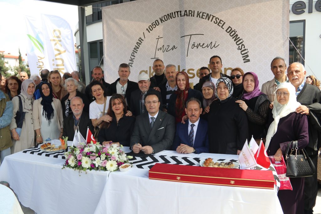   ANLAŞMAYA VARILAN İKİ SİTE İÇİN İMZA TÖRENİ DÜZENLENDİ