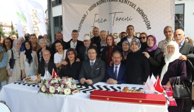   ANLAŞMAYA VARILAN İKİ SİTE İÇİN İMZA TÖRENİ DÜZENLENDİ