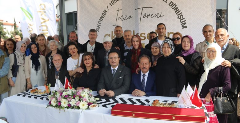   ANLAŞMAYA VARILAN İKİ SİTE İÇİN İMZA TÖRENİ DÜZENLENDİ