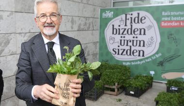 Nilüfer’de balkon tarımı bu fidelerle yaygınlaşıyor