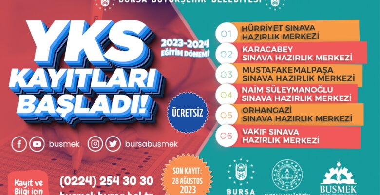 YKS kursları için yeni dönem kayıtları başladı