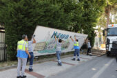 Bilboard Sökülmesine Mudanya Belediyesinden Tepki