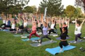 Nilüferliler yoga için buluşuyor   