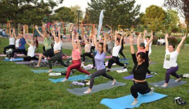 Nilüferliler yoga için buluşuyor   
