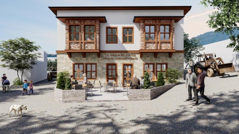 Gemlik Belediyesi’nden bir mahalle konağı da Gençali’ye