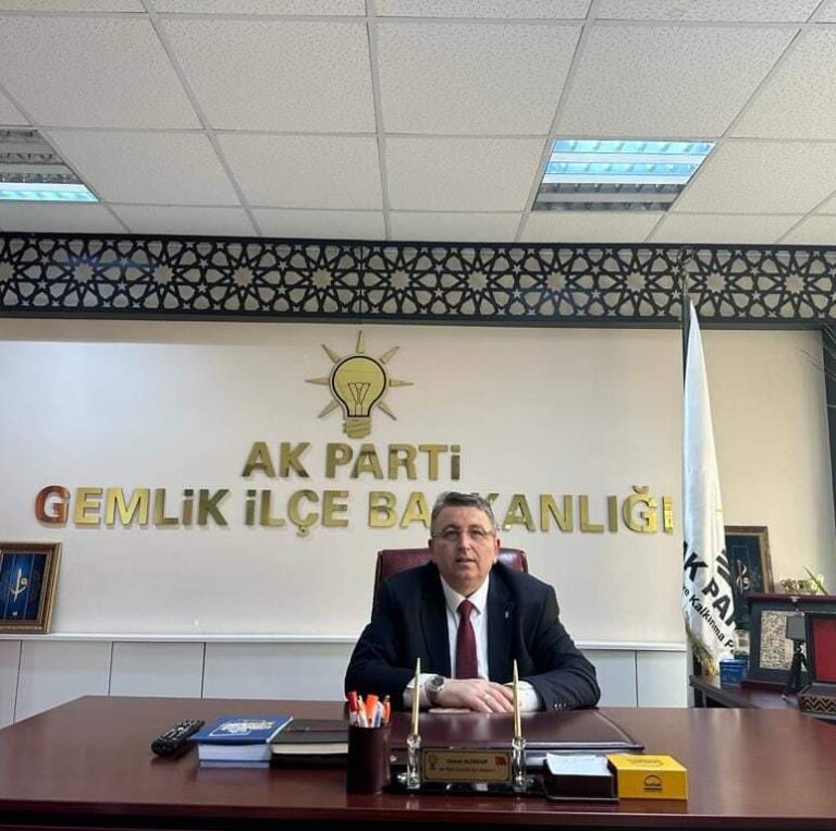 AK Parti Gemlik İlçe Başkanı Osman Alemdar’dan Kurban Bayram mesajı