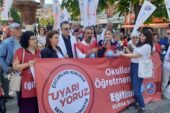 ÖĞRETMENLER YİNE MEYDANLARDA