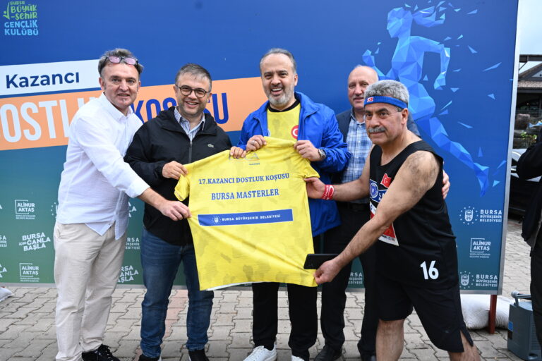 Kazancı’da ‘dostluk’ için koştular