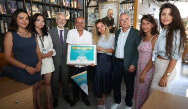 Örnek işletme belgesini başkanlar verdi